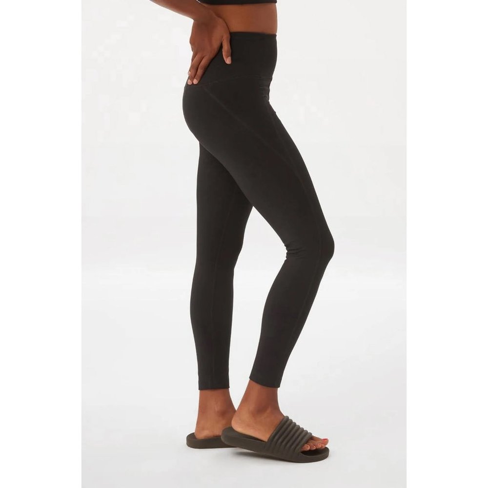 Girlfriend Collective Black High Rise Compressive Leggings